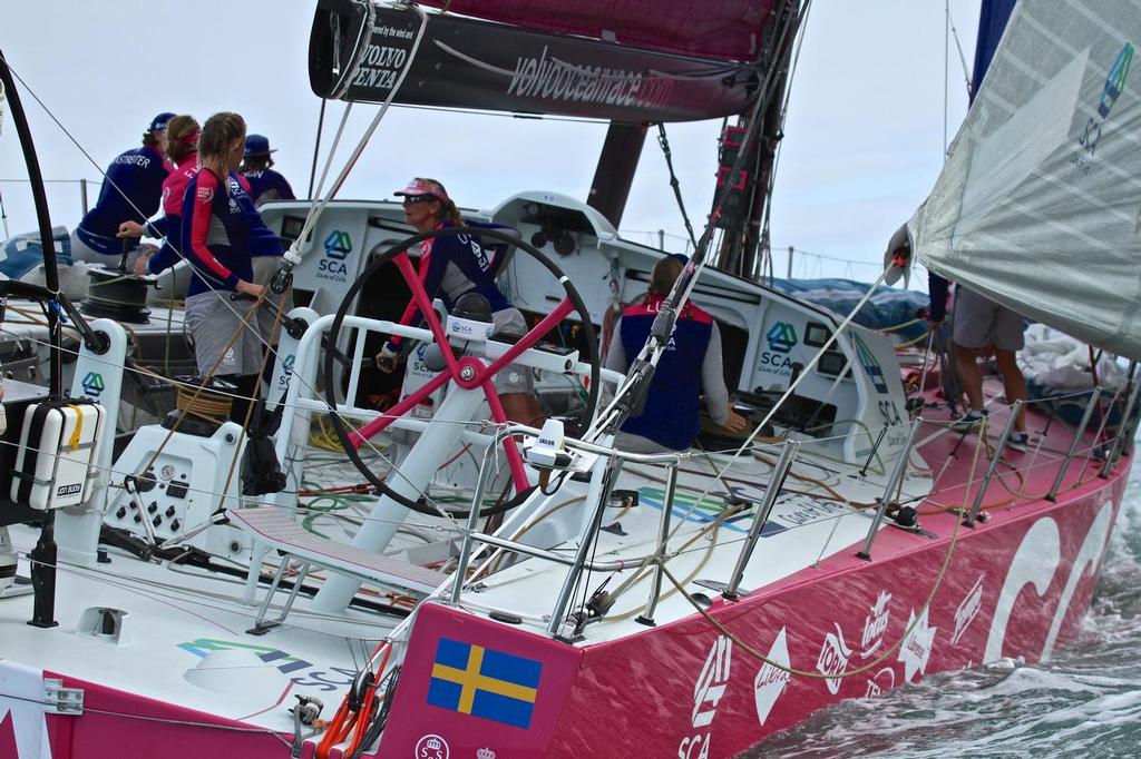 Team SCA start of Leg 5 Volvo Ocean Race © Richard Gladwell www.photosport.co.nz